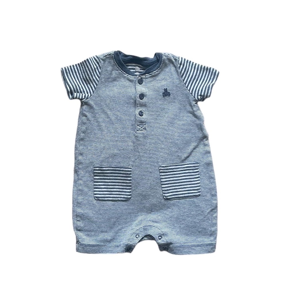 Baby Gap striped romper 6-12 months